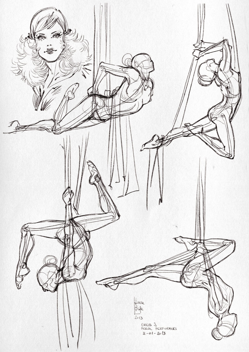 anatomic sketches_circus