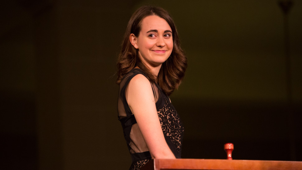 The youngest woman conductor in Broadway