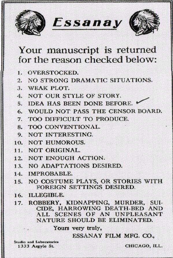 Film Rejections