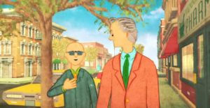 Read more about the article An Animated Bill Murray Sings About Positivity in the Music Video for ‘Happy Street’ by Paul Shaffer